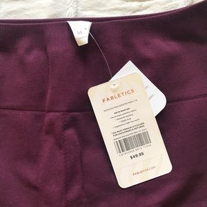 Maroon seamless leggings